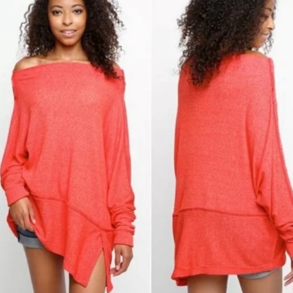 Free People Londontown Long Sleeve Thermal Top - Picture 1 of 5